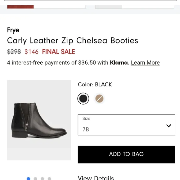 Frye Carly Leather Zip Chelsea ankle booties - Picture 2 of 8